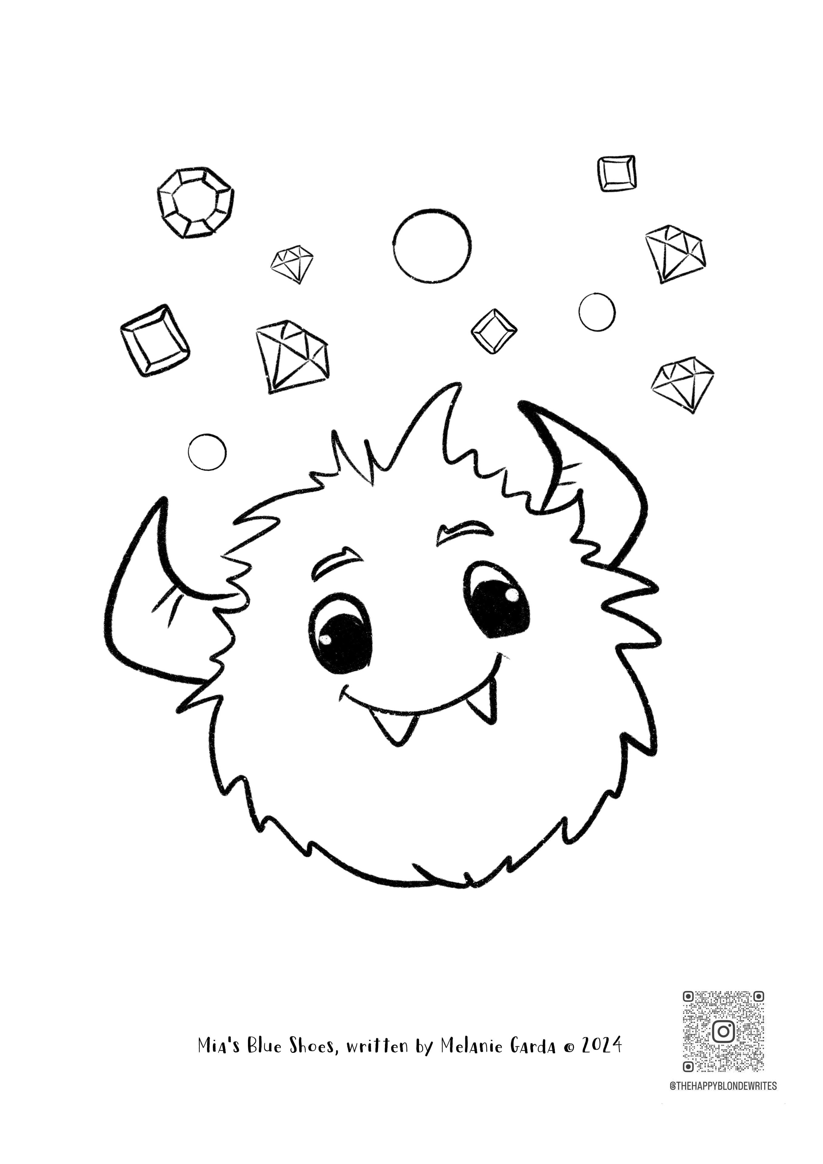 Monster Coloring Sheet activity preview
